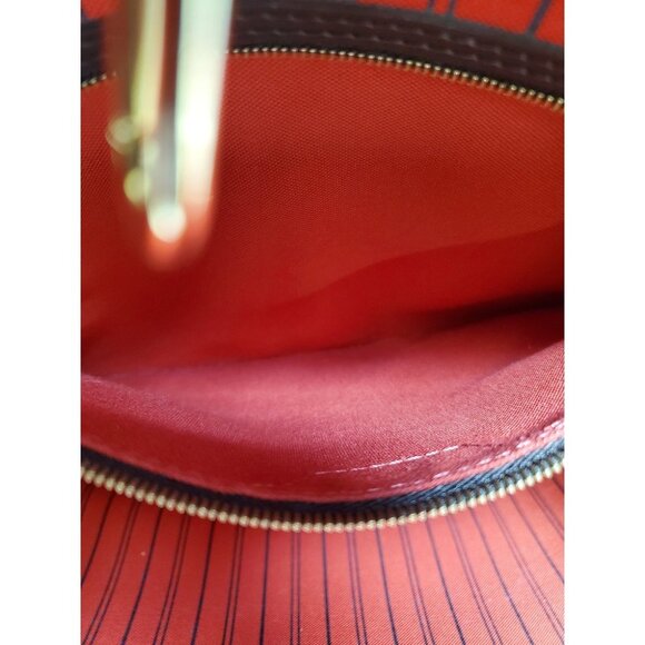 Louis Vuitton Neverfull MM Damier Ebene Bag w/ COA - Picture 9 of 16